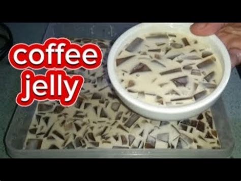 Creamy Coffee Jelly How To Make Coffee Jelly Dessert Youtube