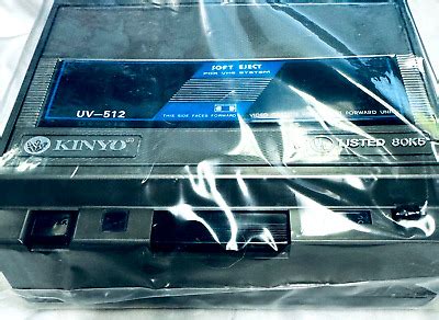 Kinyo Silver UV 512 VHS Tape FastForward Rewinder VCR Soft Eject NEW