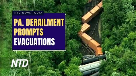 Pennsylvania Train Derailment Prompts Evacuations Businessman With CCP