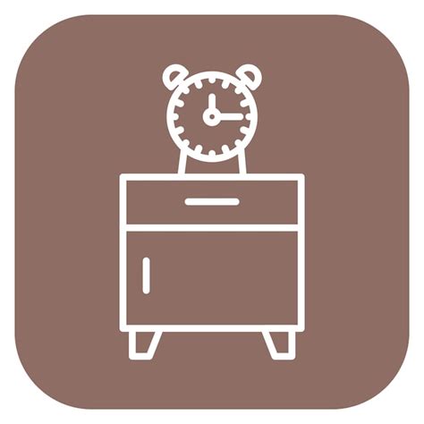Premium Vector Night Stand Vector Illustration