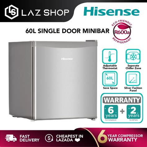 H Ship Outhisense L Single Door Door Mini Bar Refrigerator