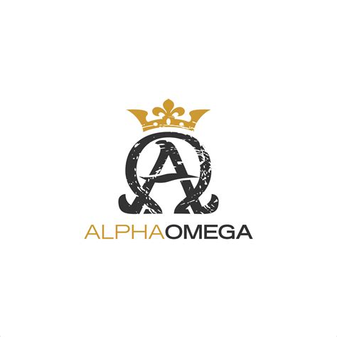 Rustic Alpha Omega Logo Design Template 19566161 Vector Art At Vecteezy