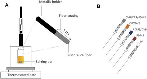 Schematic Representation Of A Solid Phase Microextraction In The