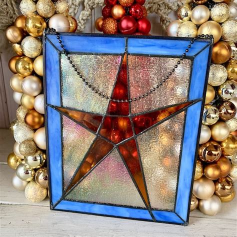 Stained Glass Star Etsy