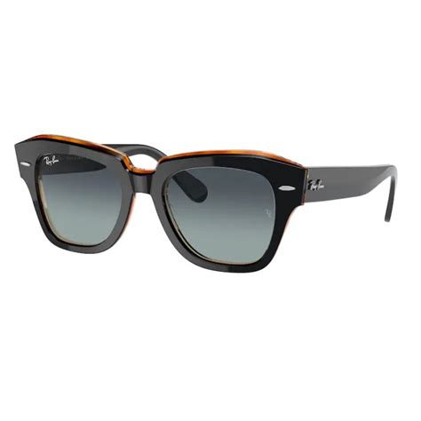 Culos Solar Ray Ban State Street Rb Preto Brilho Lente