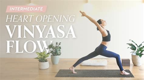 Heart Opening Yoga Flow Intermediate Vinyasa YouTube