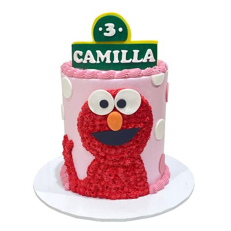 Elmo Sesame Street Theme Cake – Poles Patisserie