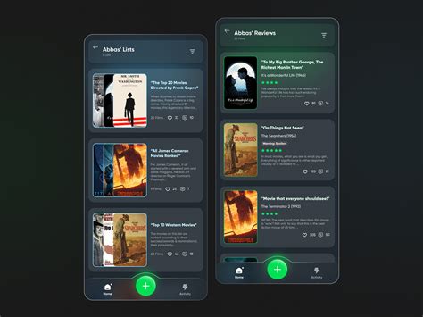 Letterboxd Mobile App Redesign Behance