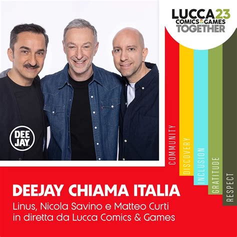 Radio Deejay E Onepodcastpartner Di Lucca Comics Games