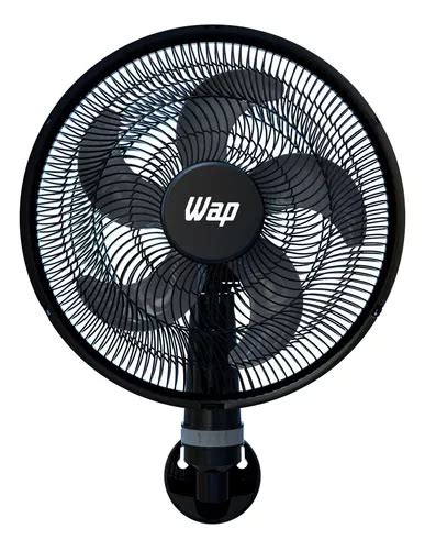 Ventilador De Parede 40 Cm 5 Pãs Rajada Turbo W130 Wap