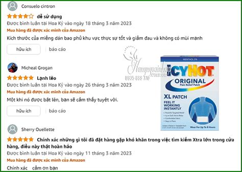 Mi Ng D N Gi M Au Icy Hot Original Patch C A M