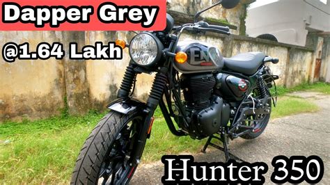 Royal Enfield Hunter 350 Dapper Grey Detailed Review On Road