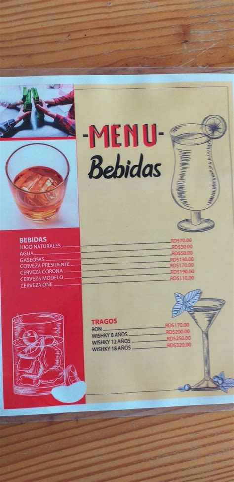 Carta Del Restaurante El Mundo Del Caldo Santo Domingo Av Winston