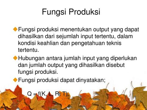 Ppt Teori Produksi Powerpoint Presentation Free Download Id6134968