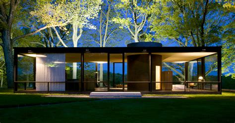 Inside The Homes That 11 Great Architects Designed For Themselves Modern Glass House Philip