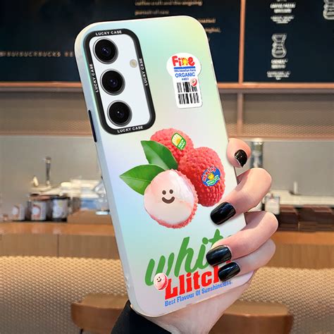 Funda de teléfono con diseño divertido para iPhone cubierta láser de