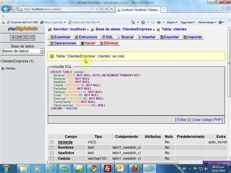 Tutorial De Creaci N De Base De Datos En Phpmyadmin Y Conexion Con