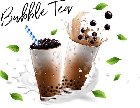 Bubble Milk Tea Pearl Milk Tea Png Png