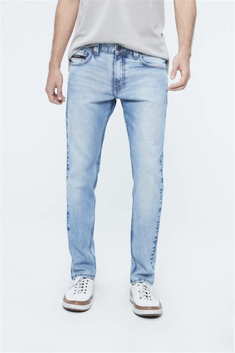 Calça Jeans Azul Claro Skinny Masculina Damyller