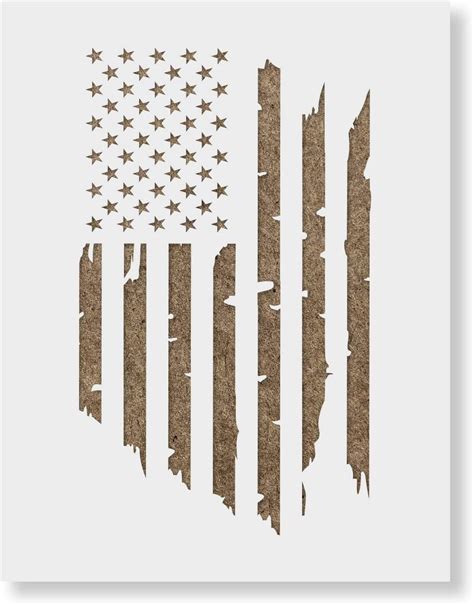 Amazon American Flag Distressed Stencil July Th Stencil