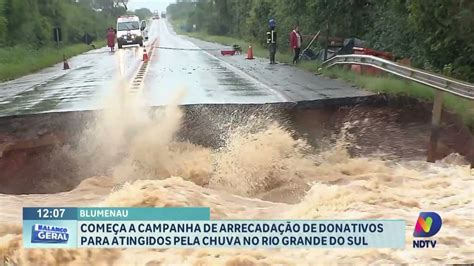 Come A A Campanha De Arrecada O De Donativos Para Atingidos Pela Chuva