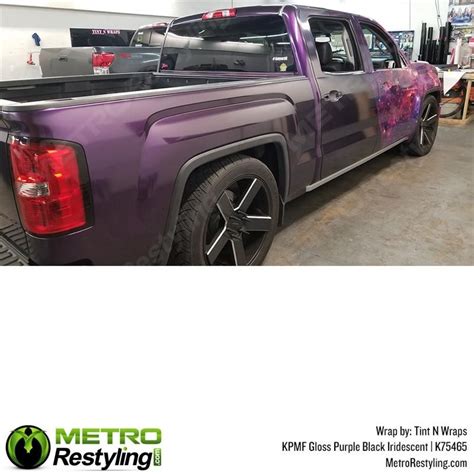 Kpmf K Gloss Purple Black Iridescent Vinyl Wrap K