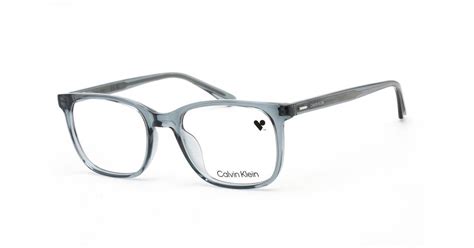 Calvin Klein Ck21500 Eyeglasses Crystal Tealclear Demo Lens In Metallic Lyst