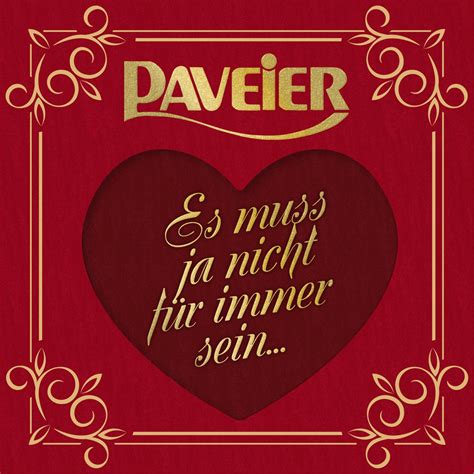 Es muss ja nicht für immer sein Single Album by Paveier Apple Music