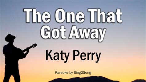 Katy Perry The One That Got Away Karaoke Version YouTube