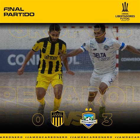 PEÑAROL Fútbol Sala on Twitter Final del partido Peñarol 0