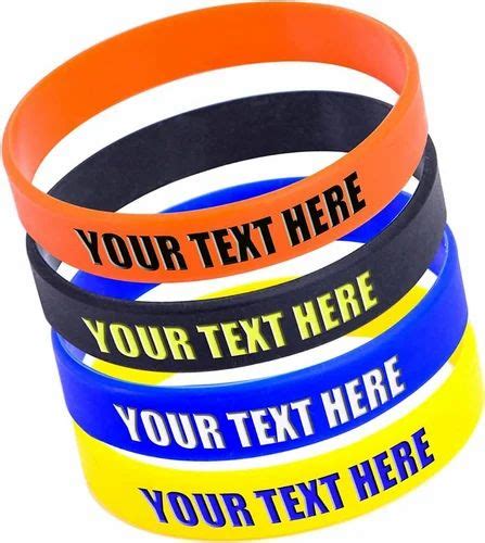 Silicone Black Debossed Wristband Manufacturer At Rs 10piece In Mumbai