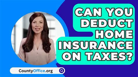 Can You Deduct Home Insurance On Taxes CountyOffice Org YouTube