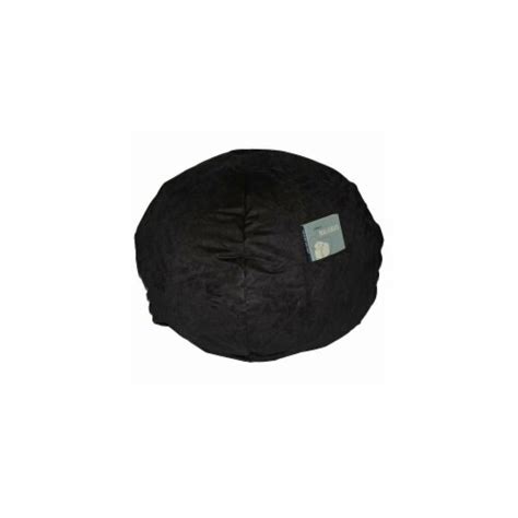 Large Black Micro Suede Beanbag 1 Kroger