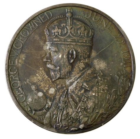 Medal Coronation Of King George V Queen Mary Commemorative Great