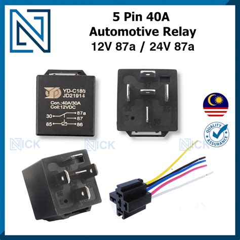 Jd Pin A Relay Dc V V A Automotive Head Lamp Aircond