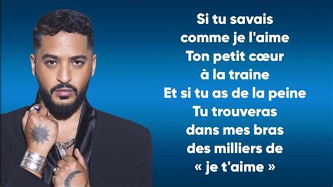 Slimane Des Milliers De Je Taime Paroles Lyrics Youtube