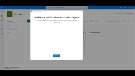 SOLUCIÓN Ya está sincronizando un acceso directo con una carpeta de