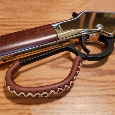 Leather Wrap Lever Action Rifle Etsy