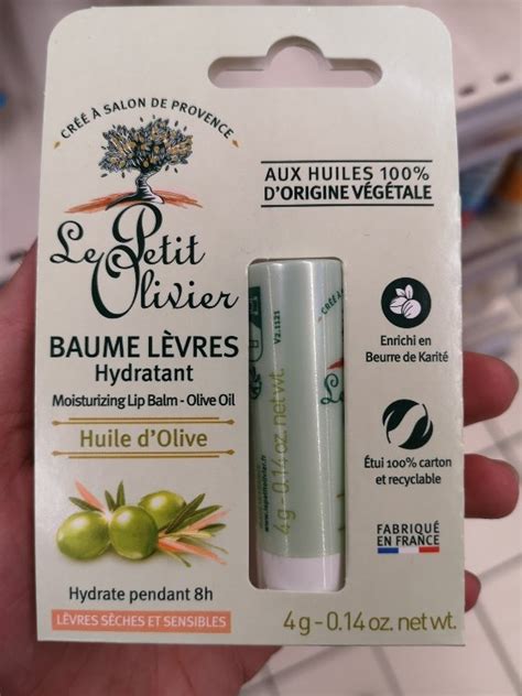 Le Petit Olivier Baume L Vres Hydratant Huile D Olive Inci Beauty