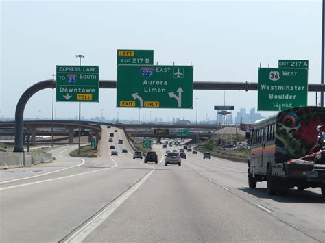 Colorado Interstate 270 Eastbound Cross Country Roads