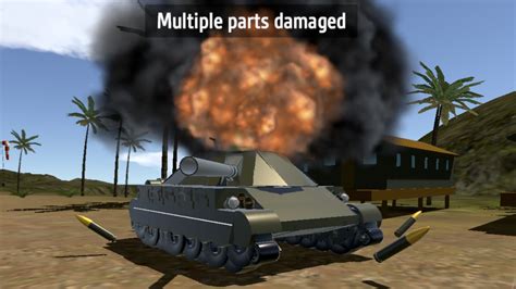 SimplePlanes | Tank explosion simulation