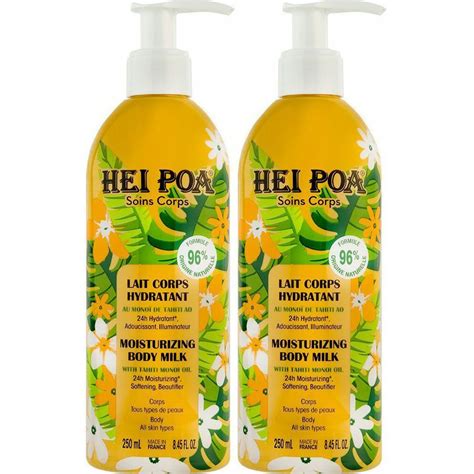 Hei Poa Lait Corps Hydratant Mono De Tahiti X Ml Redcare Pharmacie