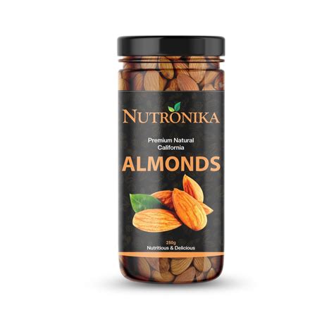 Premium California Almonds Grade Special Packaging Type Pet Jar At