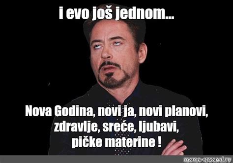 Meme I Evo Jo Jednom Nova Godina Novi Ja Novi Planovi Zdravlje