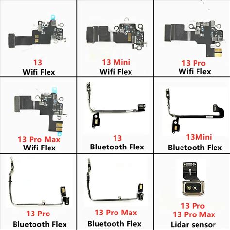 1pcs Bluetooth NFC Lidar WI FI GPS Signal Flex Cable For IPhone 13 Pro