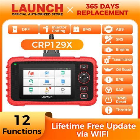 Launch X431 Crp129x Obd2 Scanner Auto Code Reader Obd Diagnostic Tool