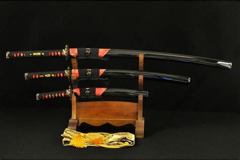 1095 High Carbon Steel Clay Tempered Samurai Sword Daisho Set Katana