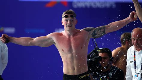 Video Watch Adam Peaty Claim Fourth Gold As Gb S Men Storm To X M