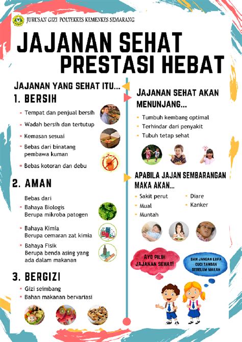 Pdf Poster Jajanan Sehat Elita Puspita