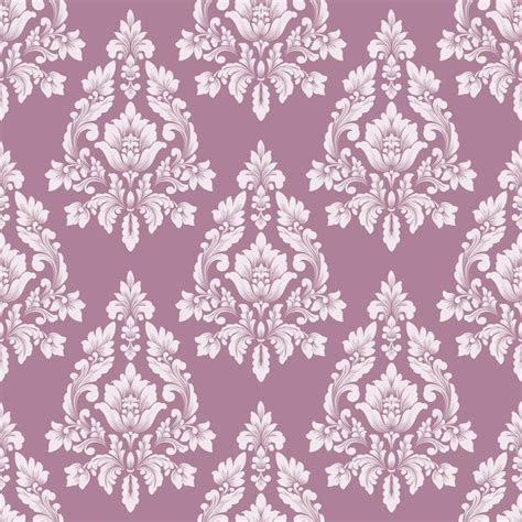 Premium Vector Vector Damask Seamless Pattern Background